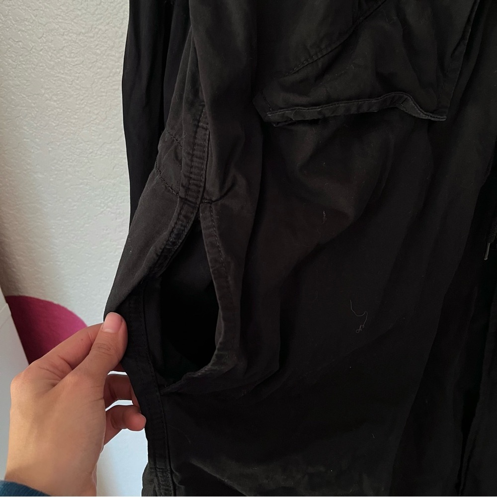 TopMan Fishtail Long Coat Jacket With Hood - Picture 4 of 12